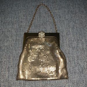 Vintage Whiting & Davis gold mesh bag